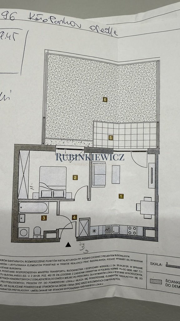 Mieszkanie dwupokojowe na wynajem Warszawa, Wola, Erazma Ciołka  45m2 Foto 20