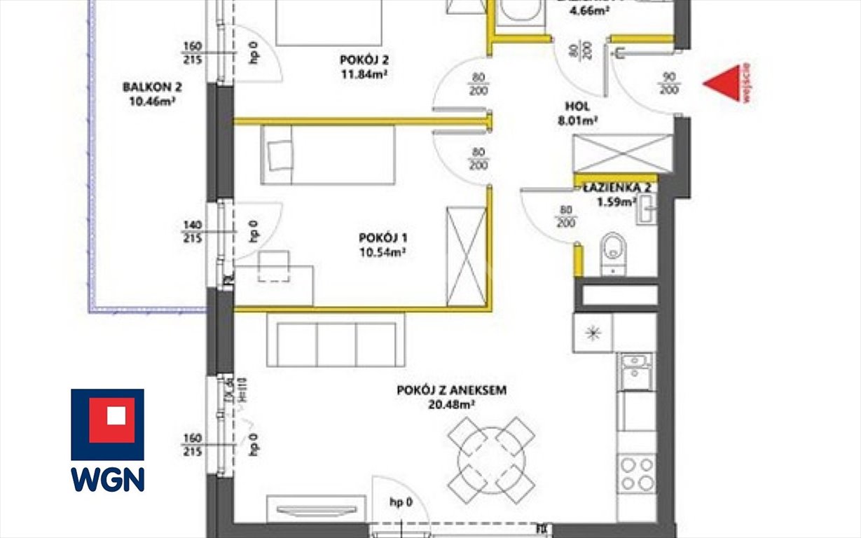 Mieszkanie trzypokojowe na sprzedaż Warszawa, Praga Południe, Żupnicza  Chodakowska  60m2 Foto 1