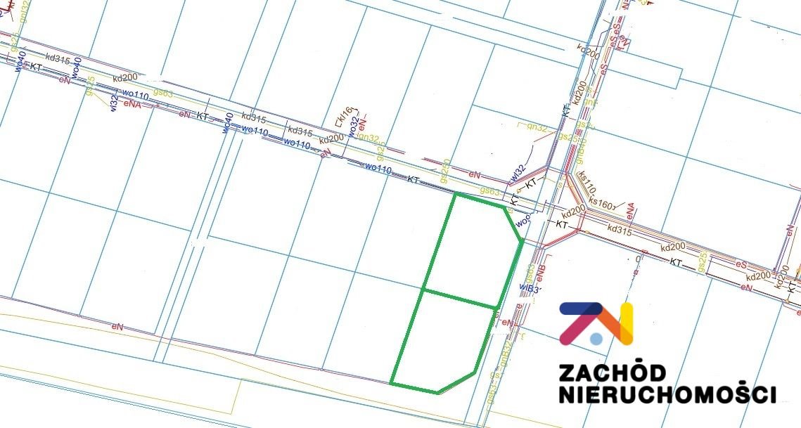 Działki budowlane 1000 m² z dostępem z 3 stron Przytok  1 000m2 Foto 1