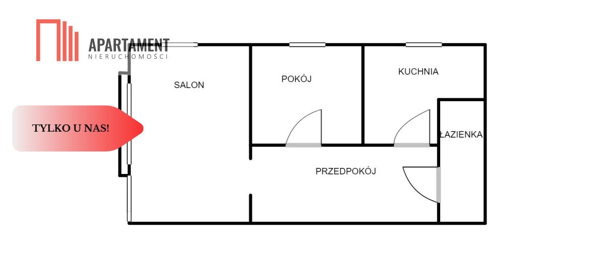 Mieszkanie dwupokojowe na sprzedaż Świecie  51m2 Foto 1