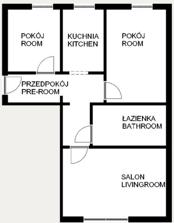 Mieszkanie trzypokojowe na wynajem Kraków, Bieńczyce, Osiedle Józefa Strusia  48m2 Foto 12
