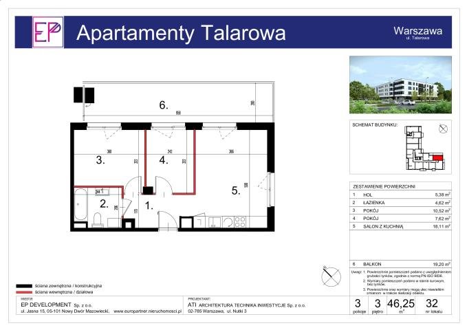 Mieszkanie trzypokojowe na sprzedaż Warszawa, Białołęka, Tarchomin, Modlińska  46m2 Foto 3