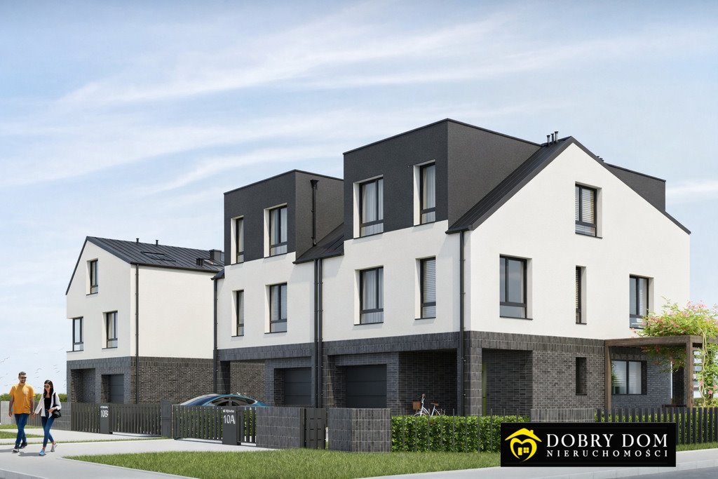 Nowoczesny dom bliźniaczy 174 m² z garażem i poddaszem Zaścianki  189m2 Foto 1