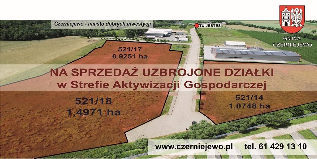 Działka przemysłowo-handlowa na sprzedaż Czerniejewo  2 998m2 Foto 1