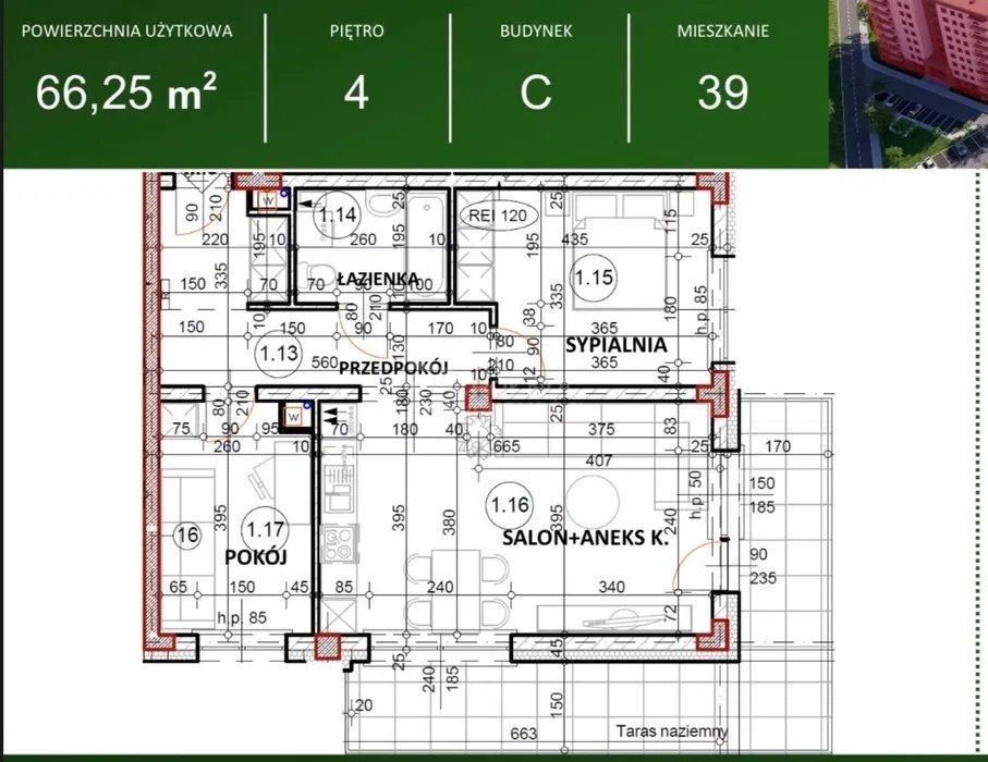 Mieszkanie trzypokojowe na sprzedaż Bolesławiec  66m2 Foto 13