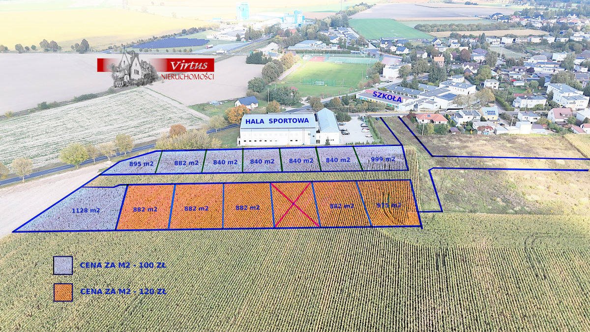 Polecam działkę 882 m² w Kiszkowie z warunkami zabudowy Kiszkowo, Kiszkowo  840m2 Foto 1