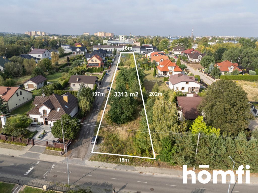 Działka 3313 m² pod zabudowę jednorodzinną w Radomiu Radom, Żakowice, Starowiejska  3 313m2 Foto 1