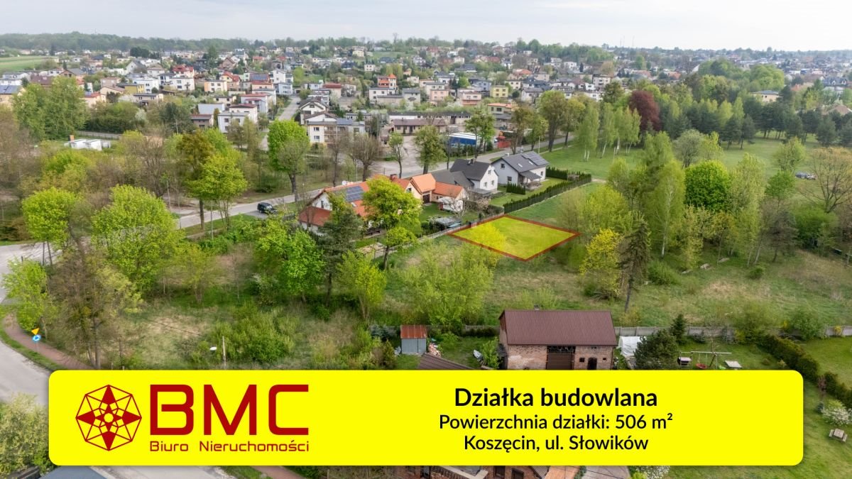 Działka budowlana na sprzedaż Koszęcin  506m2 Foto 1
