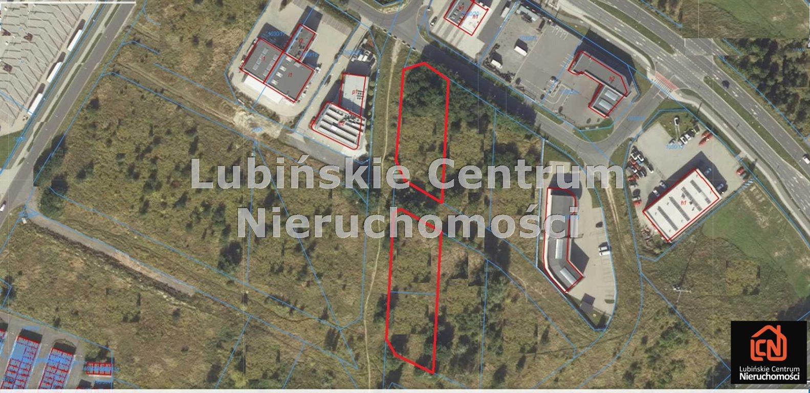 Działka usługowa 4183 m² z mediami i dużym potencjałem Lubin, Ustronie  4 183m2 Foto 1