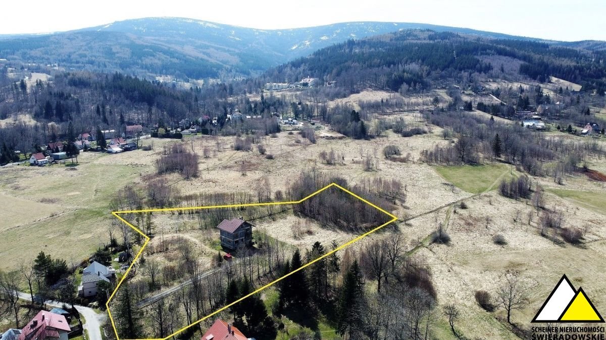 Działka z domem i widokiem na Góry Izerskie. Świeradów-Zdrój, Nadrzeczna  10 919m2 Foto 1
