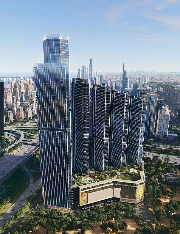 Nowoczesne 46 m² z panoramicznym widokiem przy Sheikh Zayed Road Zjednoczone Emiraty Arabskie, Jumeirah Lake Towers, Jumeirah Lake Towers, Jumeirah Lake Towers, Dubaj  46m2 Foto 1