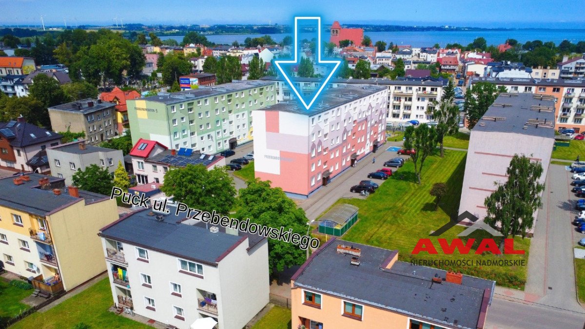 Zapraszam do mieszkania 26 m² w Pucku z widokiem na Zatokę Puck, Przebendowskiego  26m2 Foto 1
