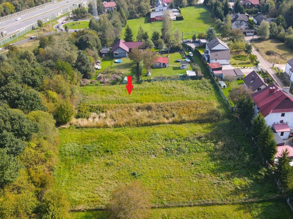 Działka budowlana 1222 m2 z dostępem do mediów i służebnością Kraków, Swoszowice, Swoszowice  1 222m2 Foto 1