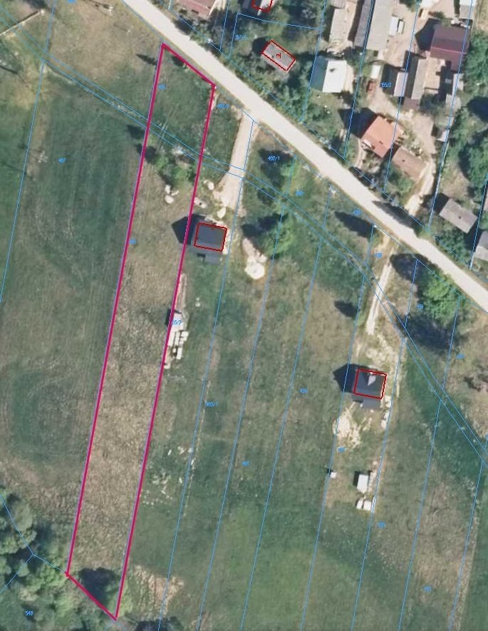 Działka budowlana 4400 m² z mediami, lasem i dostępem do rzeki Bizoręda  4 400m2 Foto 1