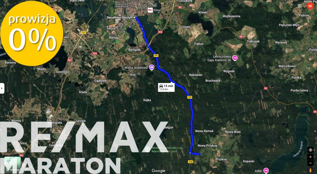 Działka budowlana na sprzedaż Przykop  5 400m2 Foto 1