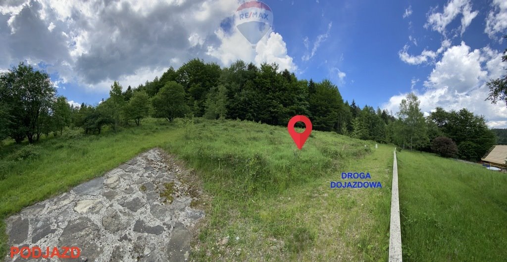 Działka budowlana na sprzedaż Stryszawa  2 078m2 Foto 2