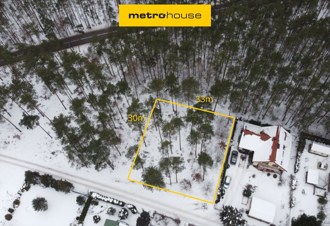 Działka leśna z prawem zabudowy, 1000 m², Marynino Marynino, Sosnowa  1 000m2 Foto 1