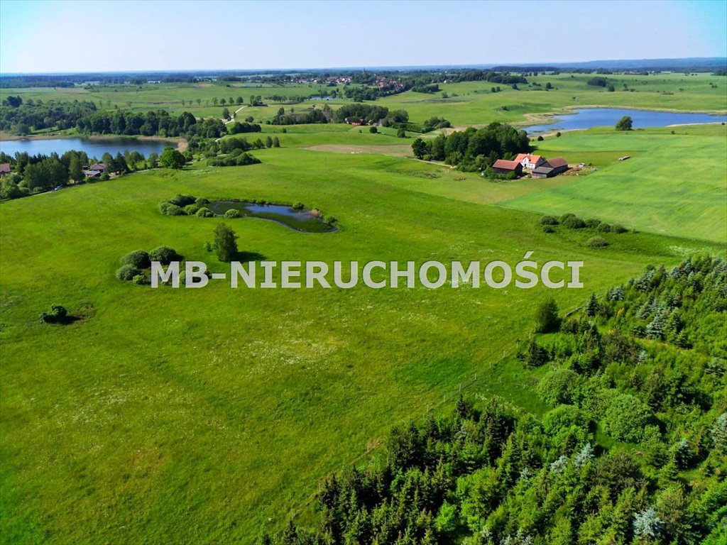 Zapraszam do zakupu działki siedliskowej z ruinami, lasem i jeziorem Sętal  101 899m2 Foto 1