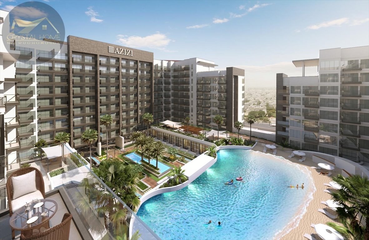 Nowoczesne studio w Dubaju z tarasem i pełnym wyposażeniem Zjednoczone Emiraty Arabskie, Dubaj  30m2 Foto 1