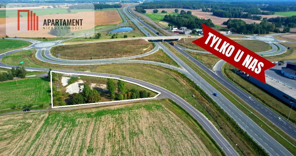 Działka inwestycyjna przy trasie S5 w Wąsoszu, 2819 m² Wąsosz  2 819m2 Foto 1