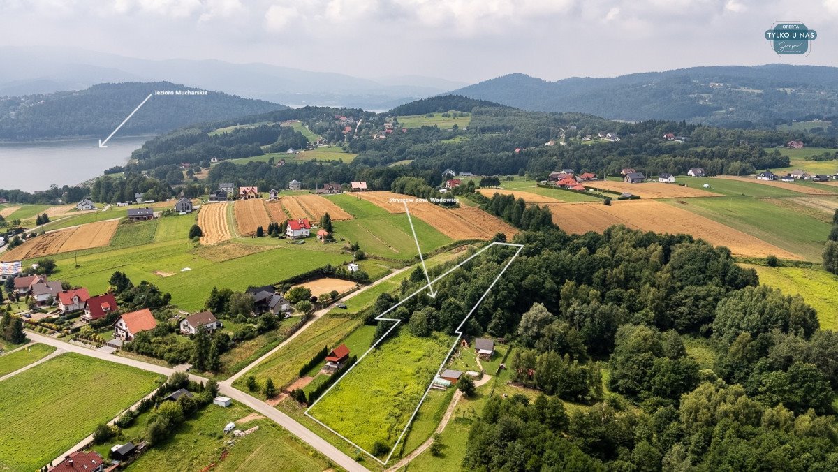 4 działki budowlane w Stryszowie, MPZP, 5343 m² polecam Stryszów  5 343m2 Foto 1