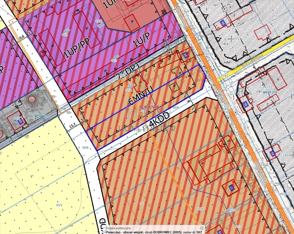Działka budowlana na sprzedaż Bobrowiec, Mazowiecka  2 168m2 Foto 1