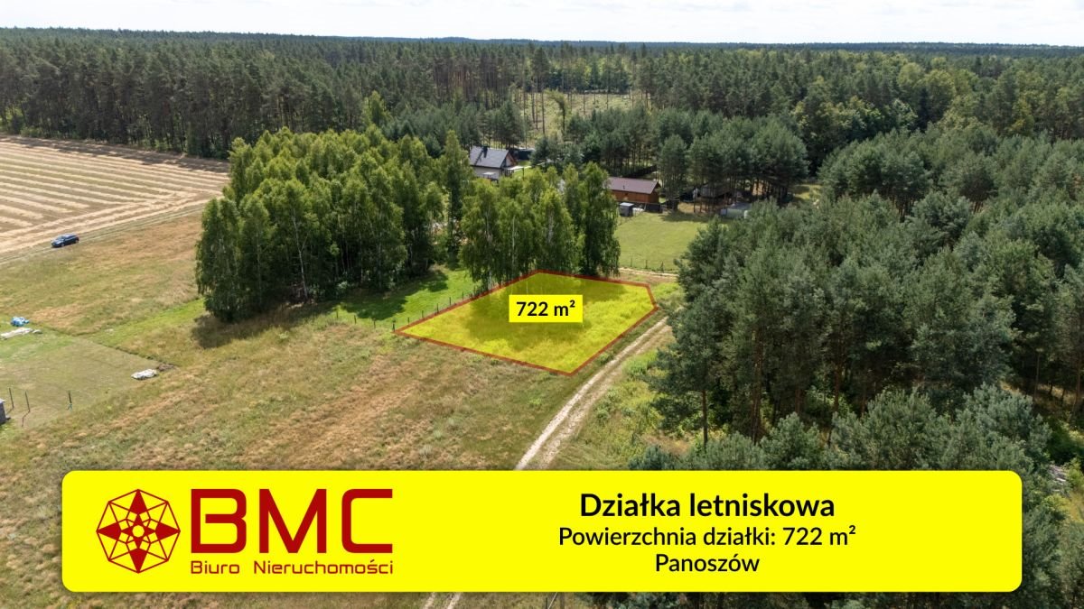 Działka rekreacyjna na sprzedaż Panoszów, Łąkowa  722m2 Foto 1
