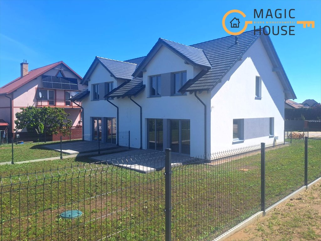 Dom bliźniak z dużym ogrodem i gotowy do odbioru Banino, Księżycowa  120m2 Foto 1