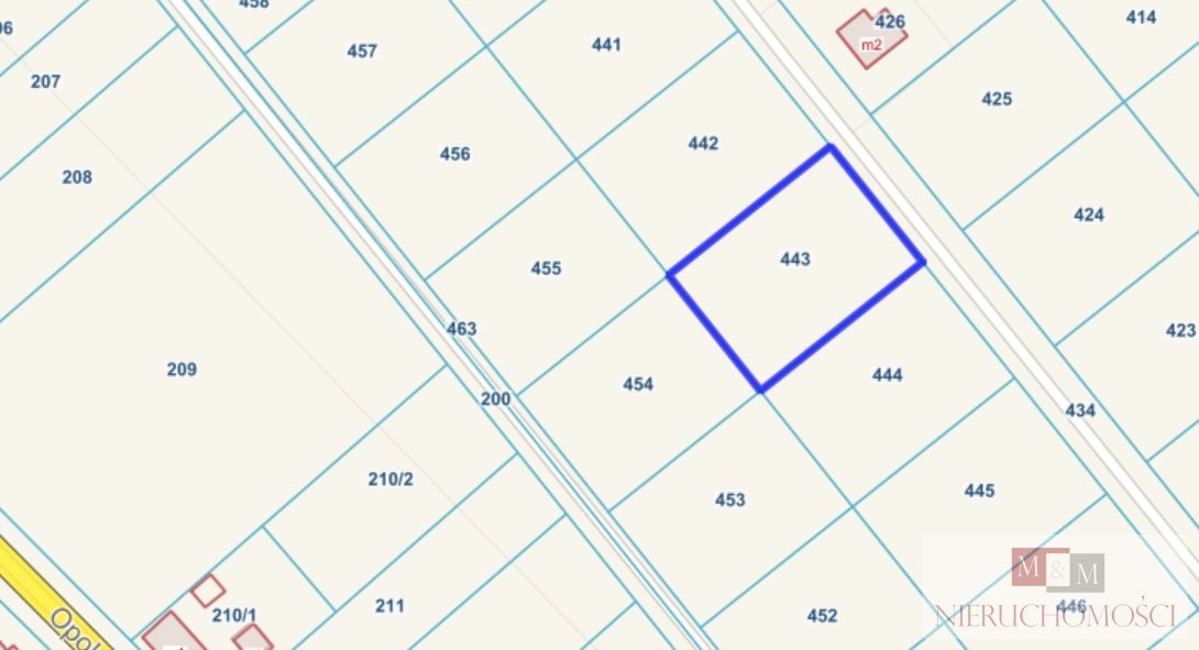 Działka 1719 m² w Borach Stobrawskich z pozwoleniem Kały  1 718m2 Foto 1