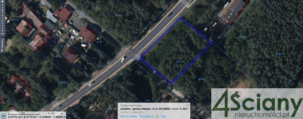 Działka budowlana na sprzedaż Józefów  2 256m2 Foto 1