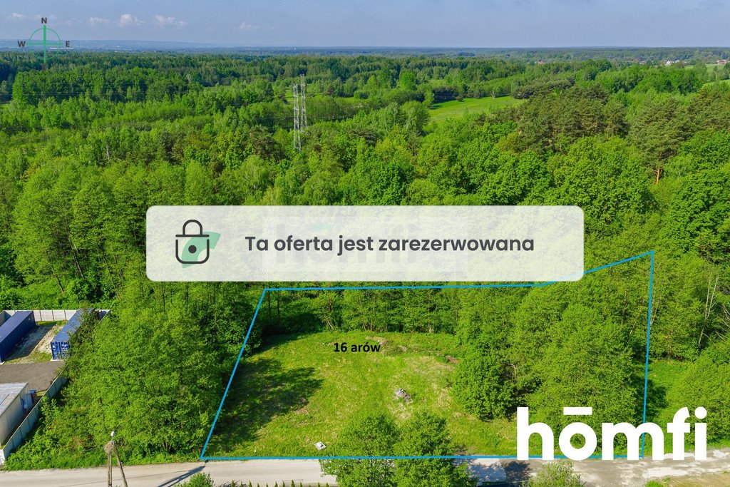 Działka budowlana 1600 m² z warunkami zabudowy i projektem Zabajka  1 600m2 Foto 1
