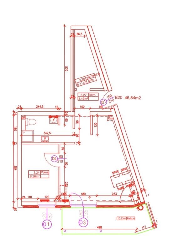 Mieszkanie dwupokojowe na sprzedaż Koszalin, Unii Europskiej, Unii Europskiej, Cypryjska  47m2 Foto 8