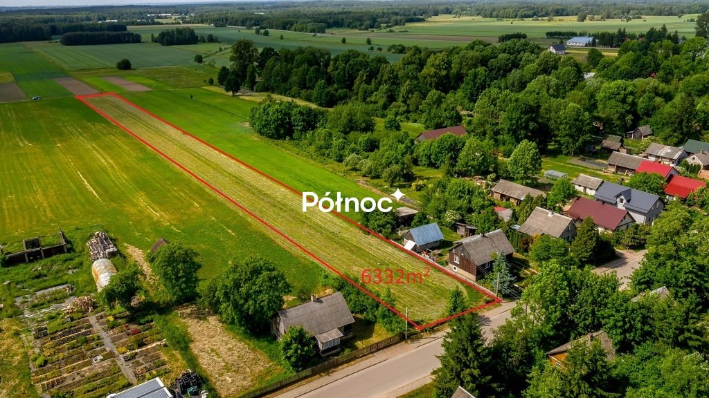 Działka 6 332 m² z warunkami zabudowy i dostępem do mediów Rafałówka  6 334m2 Foto 1