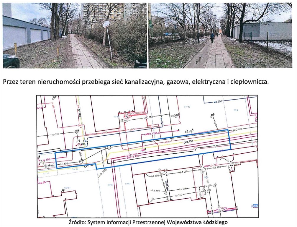 Działka inna na sprzedaż Łódź, Śródmieście, Wigury  871m2 Foto 3