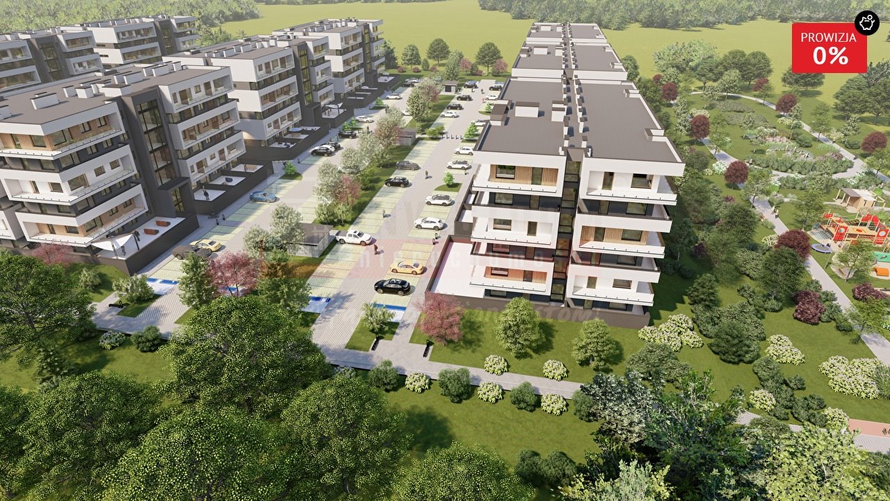 Do sprzedania nowoczesne 2-pokojowe mieszkanie z balkonem w Atlantis Prestige Opole, Malinka  47m2 Foto 1