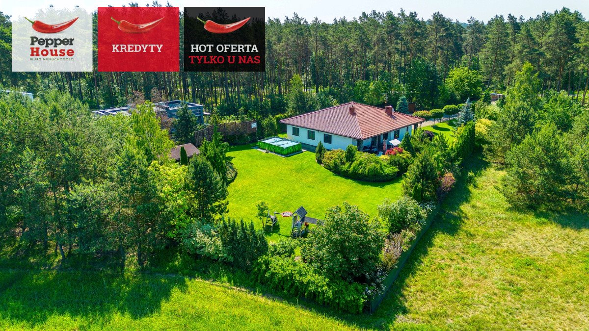 Przestronny dom 235m² z kominkiem i ogrodem (blisko lasu) Dąbrówka Nowa  235m2 Foto 1