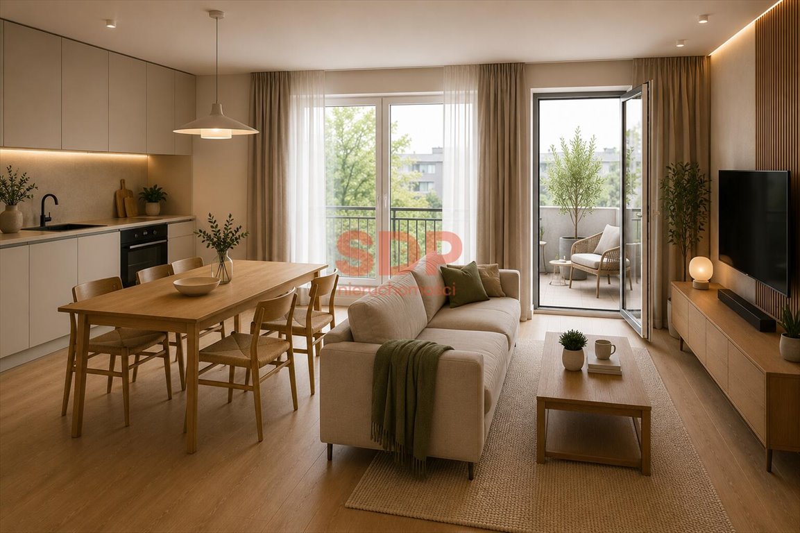 Nowoczesne 37,82 m² z dużymi przeszkleniami i loggią - polecam! Wrocław, Śródmieście, Jedności Narodowej  38m2 Foto 1
