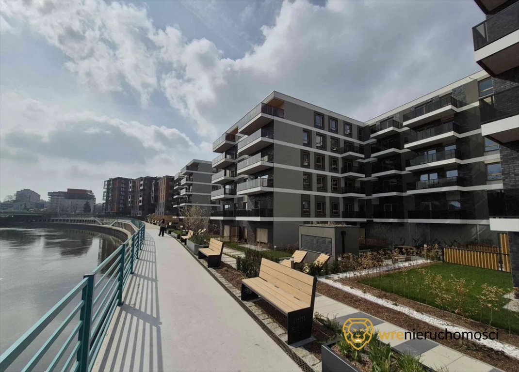 2-pokojowe mieszkanie do własnej aranżacji z balkonem i widokiem na rzekę Wrocław, Szczepin, Kazimierza Michalczyka  38m2 Foto 1