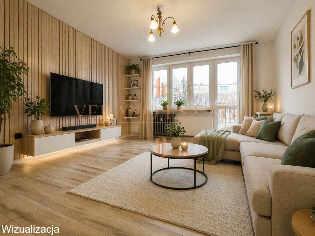 Przytulne 3-pokojowe mieszkanie z balkonem i widokiem na zieleń Piaseczno  48m2 Foto 1