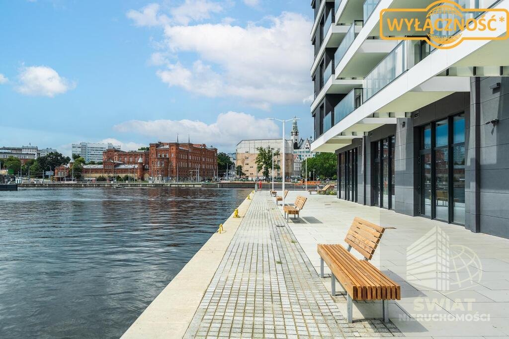 Inwestycyjny apartament z widokiem na Odrę, gotowy do najmu Szczecin, Stare Miasto  36m2 Foto 1