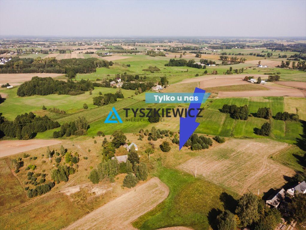 Działka pod dom w Borach Tucholskich, 1347 m2 Stara Kiszewa  1 347m2 Foto 1
