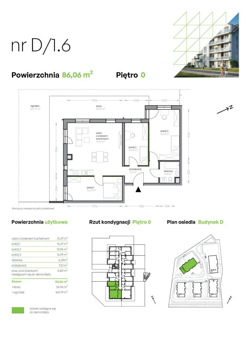 Mieszkanie czteropokojowe  na sprzedaż Gdańsk, Ujeścisko, Przemyska  86m2 Foto 3