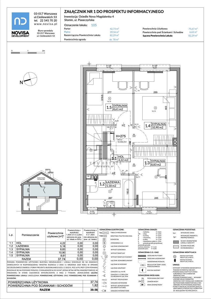 Dom na sprzedaż Słomin, Poranna  82m2 Foto 12