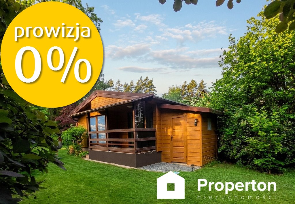 Działka z domkiem 35 m², las, taras, inwestycja - polecam!: Grotniki: Chopina