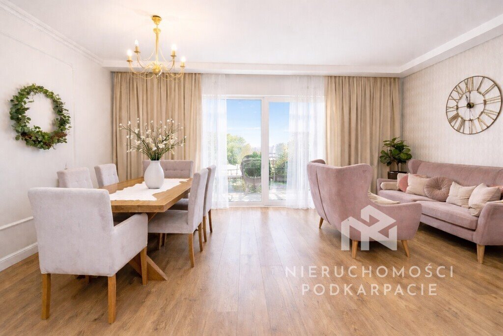 Stylowy dom szeregowy 117,49 m² z ogrodem i garażem Rzeszów, Porąbki  117m2 Foto 1