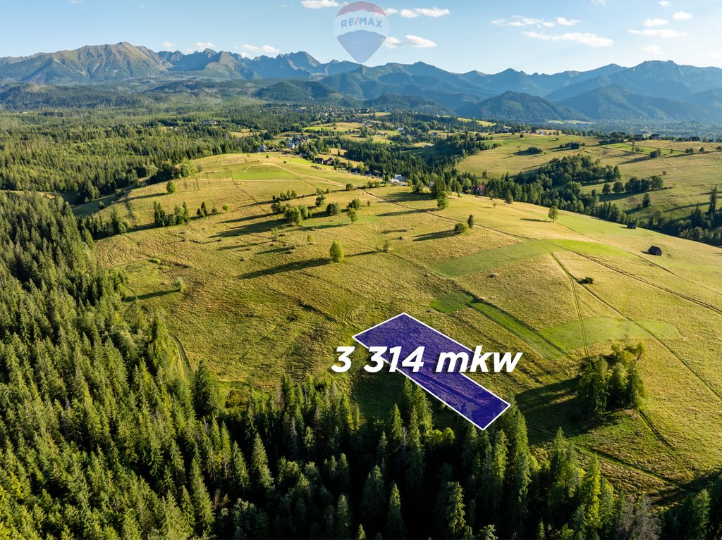 Działka rolna na sprzedaż Zakopane, Zoniówka  3 493m2 Foto 1