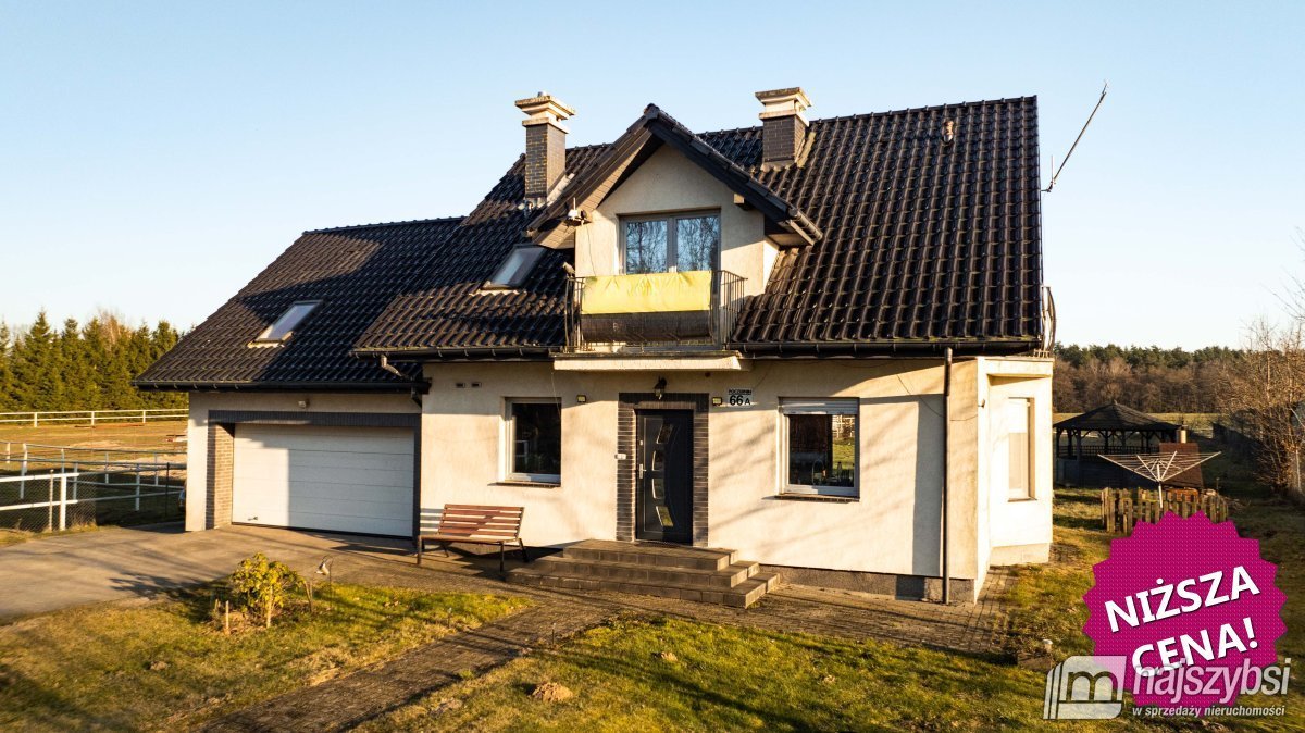 Zapraszam do domu 222 m² w Poczerninie z garażem i dużą działką: Poczernin
