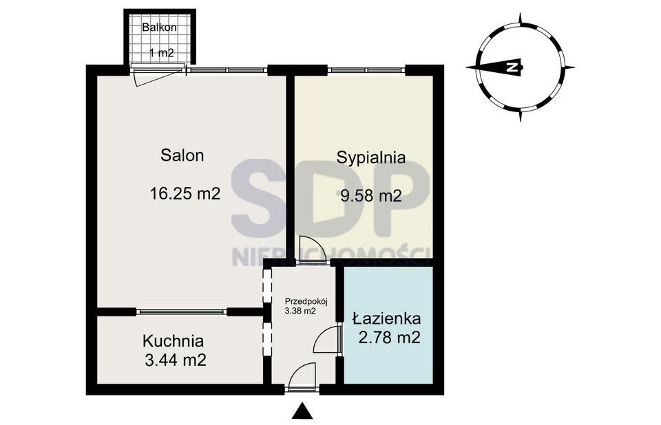 Mieszkanie dwupokojowe na sprzedaż Warszawa, Praga-Południe Saska Kępa, Międzynarodowa  38m2 Foto 7