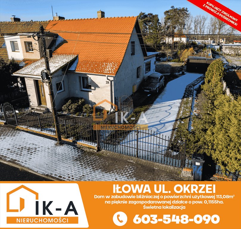 Dom na sprzedaż Iłowa, Iłowa, Okrzei  124m2 Foto 1