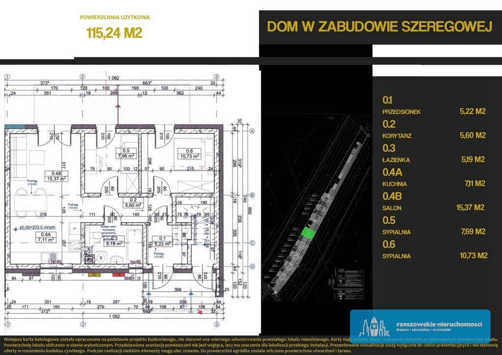 Mieszkanie na sprzedaż Rzeszów, Warszawska  115m2 Foto 8